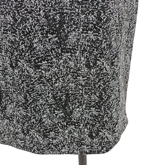 Betsey Johnson Womens Size 6 Metallic Print V-Neck Cap Sleeve Stretch Knit Dress - Picture 10 of 12